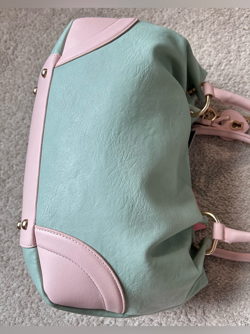 Juicy Couture Royal To Juicy Satchel Frosty Green Y2K Retro Barbiecore NWT - Picture 6 of 12